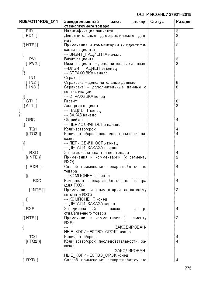 ГОСТ Р ИСО/HL 7 27931-2015, страница 780